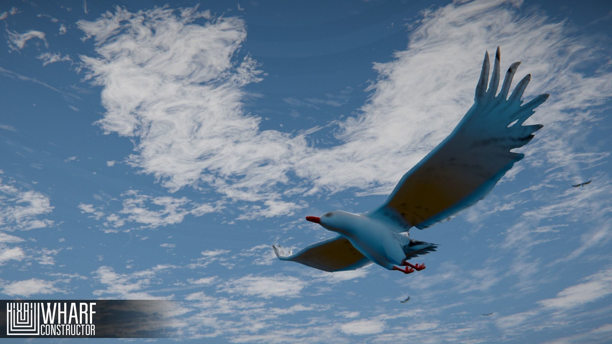 Wharf Constructor Low-poly 3D model_6