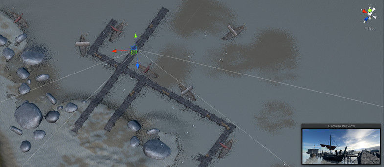 Wharf Constructor Low-poly 3D model_13