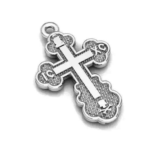 Crucifix Silver Pendant