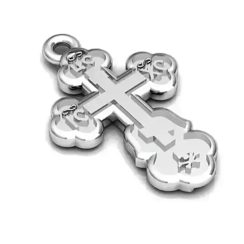 Crucifix Silver Pendant 1