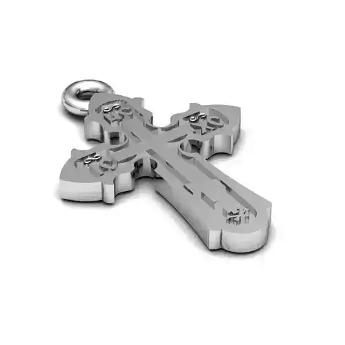 Crucifix Silver Pendant 2