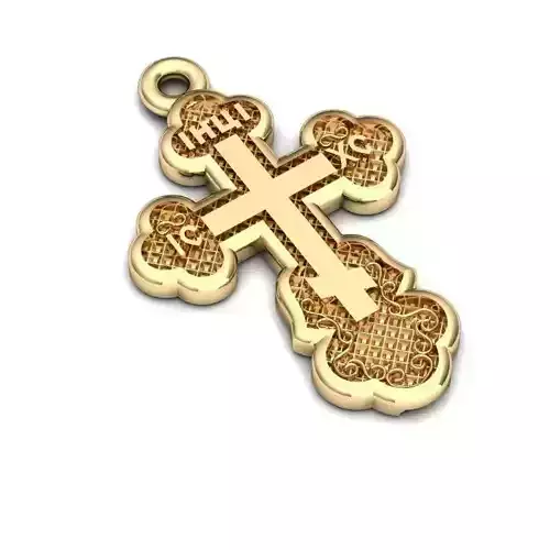 Crucifix Gold Pendant 3