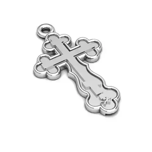 Crucifix Silver Pendant 4