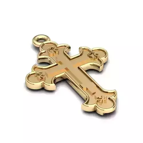 Crucifix Gold Pendant 11