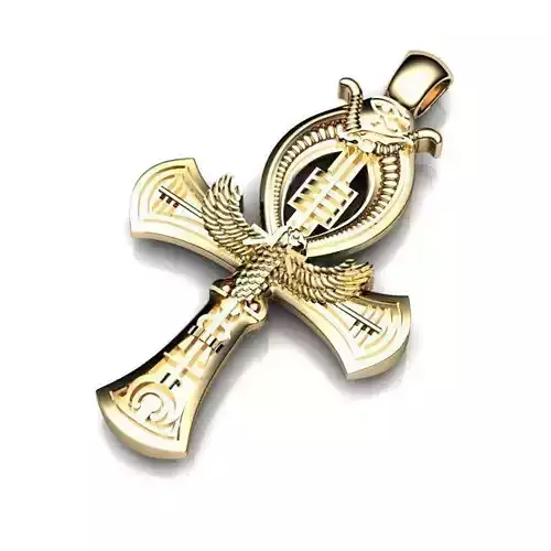Crucifix Gold Pendant 12
