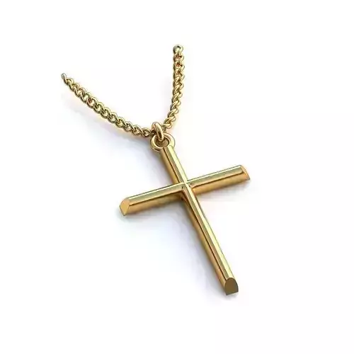 Crucifix Gold Pendant 19