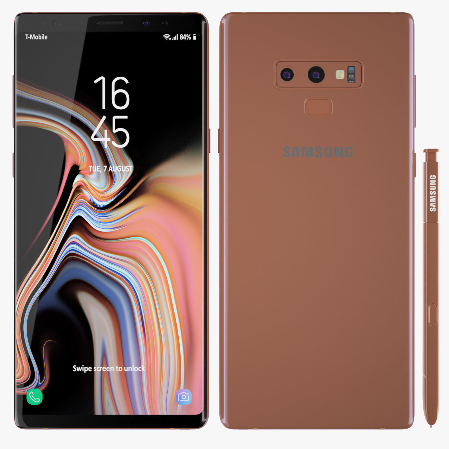 Samsung Galaxy Note 9 All Color 3D model_3