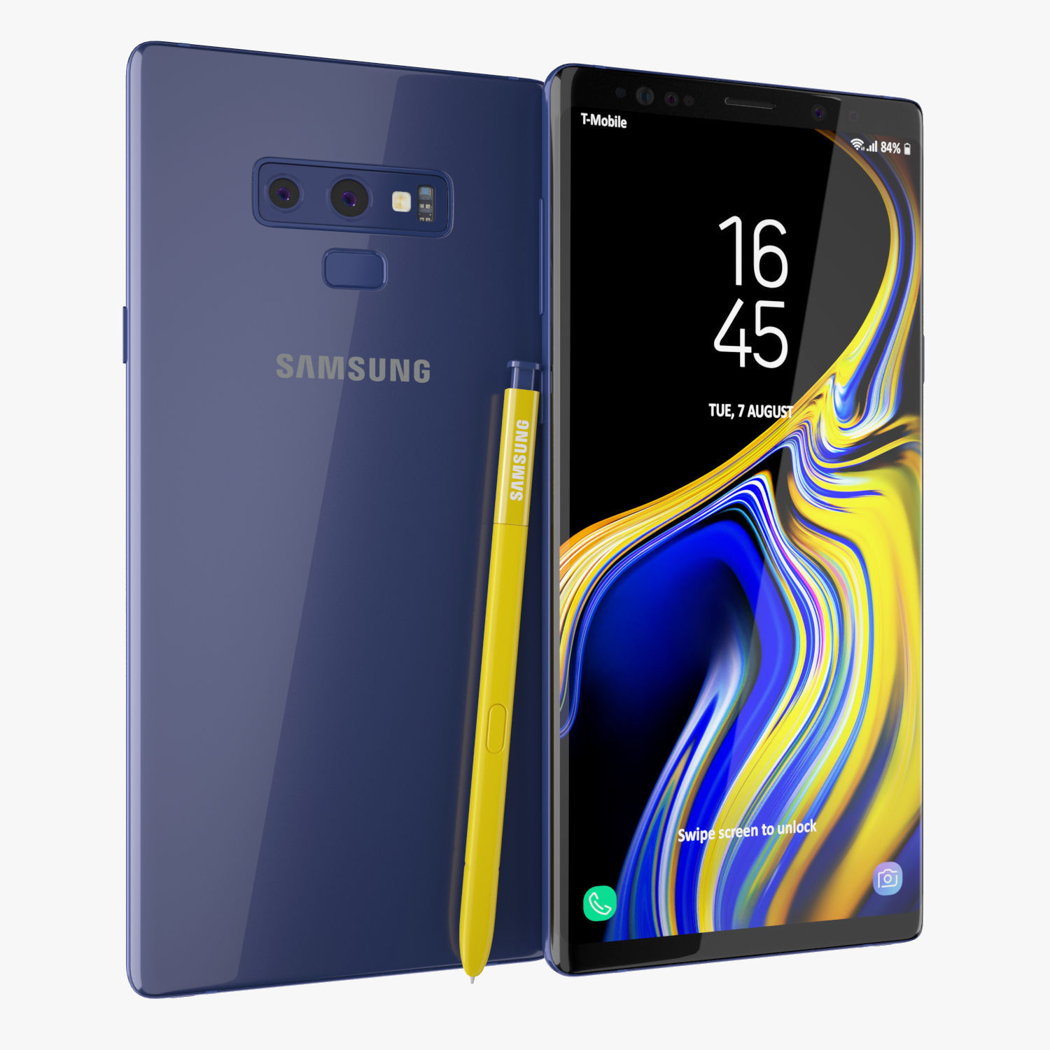 Samsung Galaxy Note 9 All Color 3D model_16