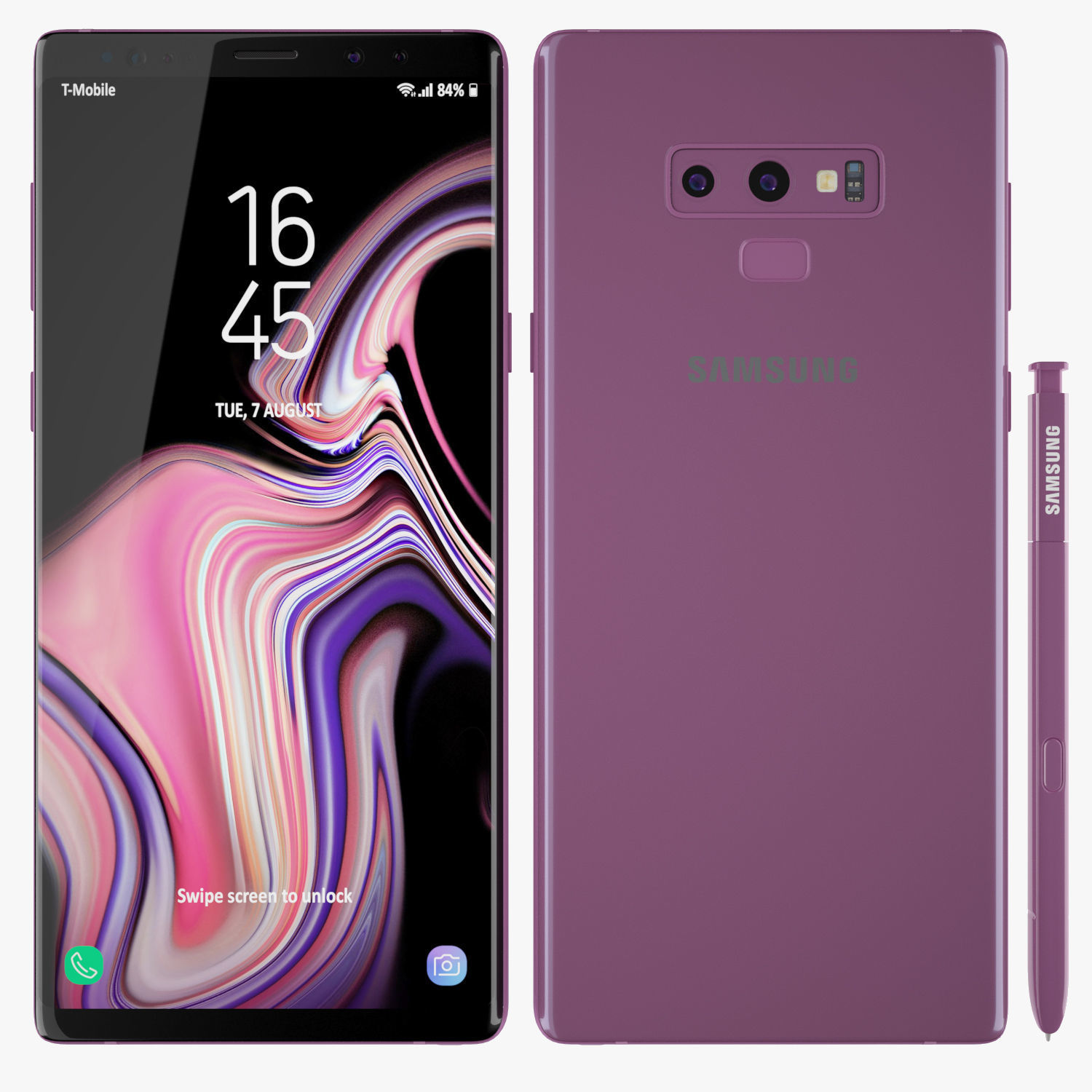 Samsung Galaxy Note 9 All Color 3D model_4
