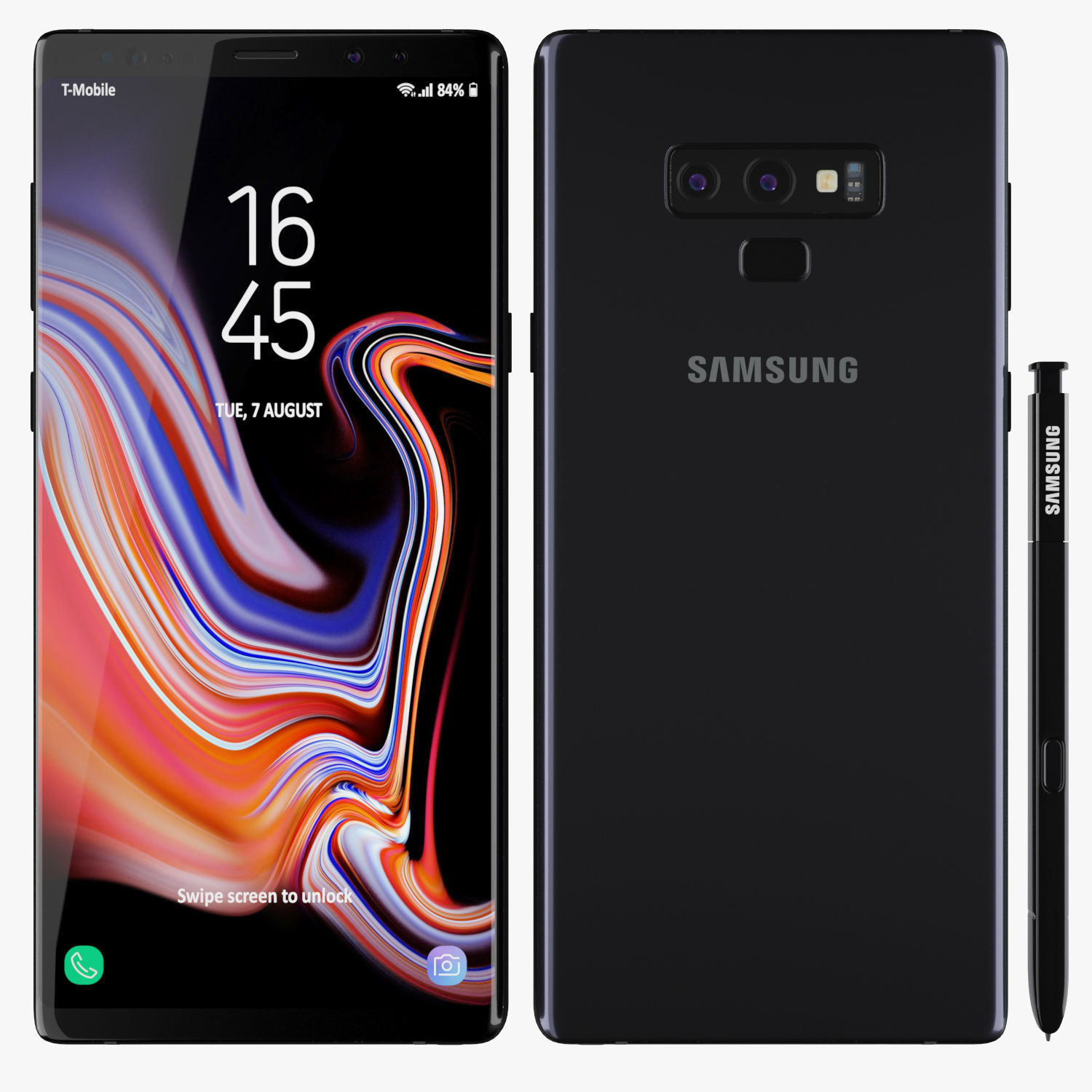 Samsung Galaxy Note 9 All Color 3D model_5