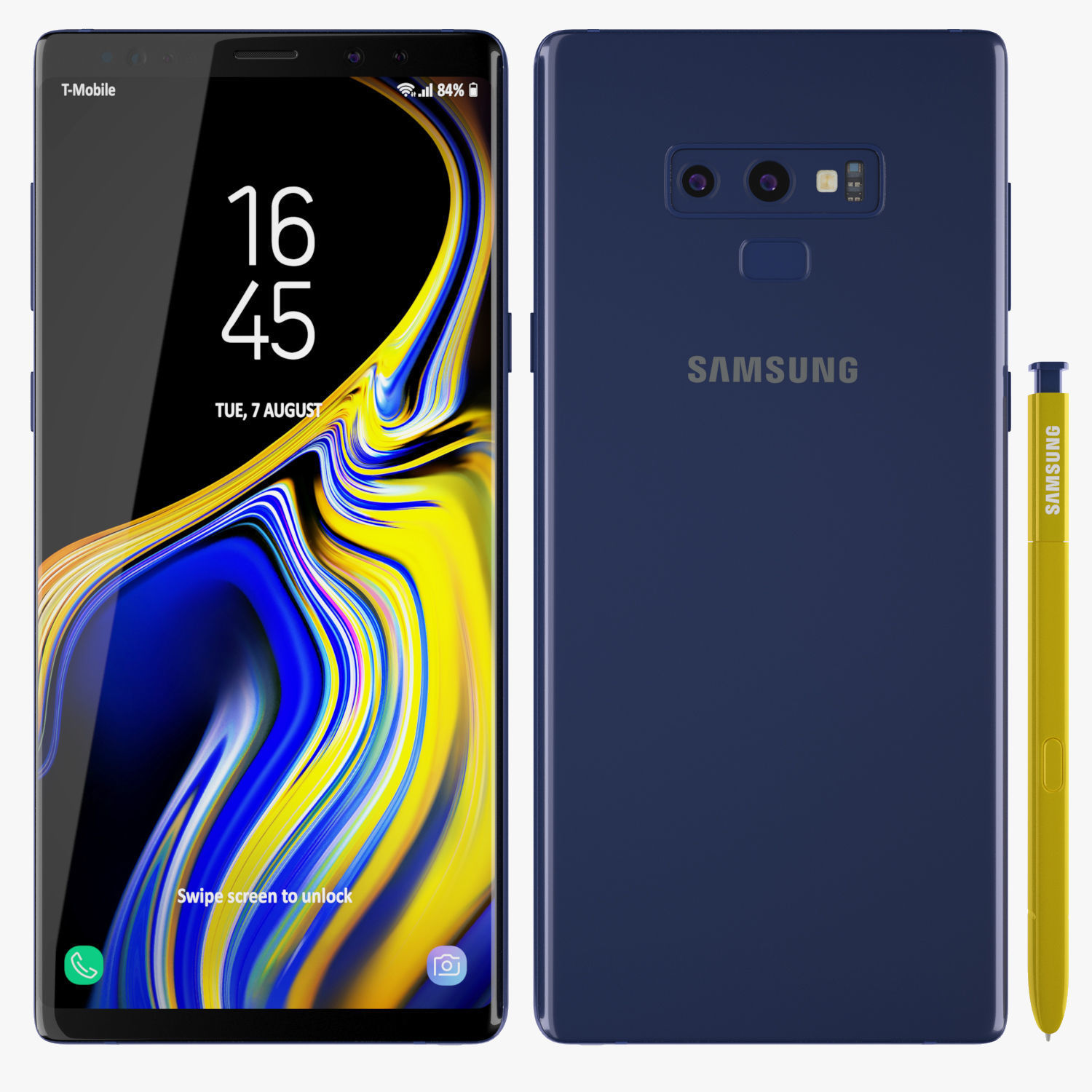 Samsung Galaxy Note 9 All Color 3D model_2