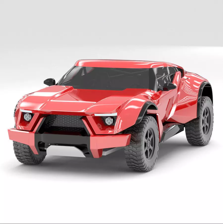 Zarooq Sand Racer 3d model vray 3ds max 3D model_0