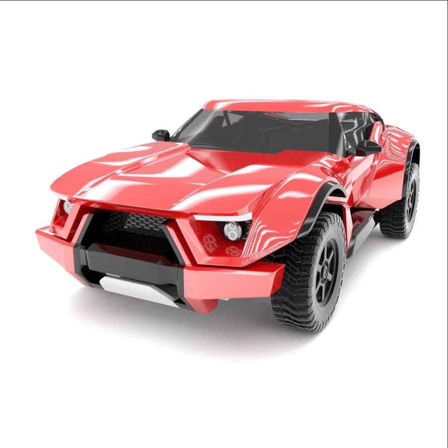 Zarooq Sand Racer 3d model vray 3ds max 3D model_1