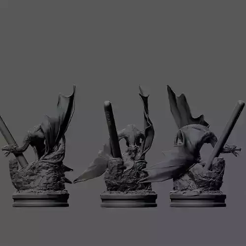 Dragon pen Holder for Drawing tablets 3D print model