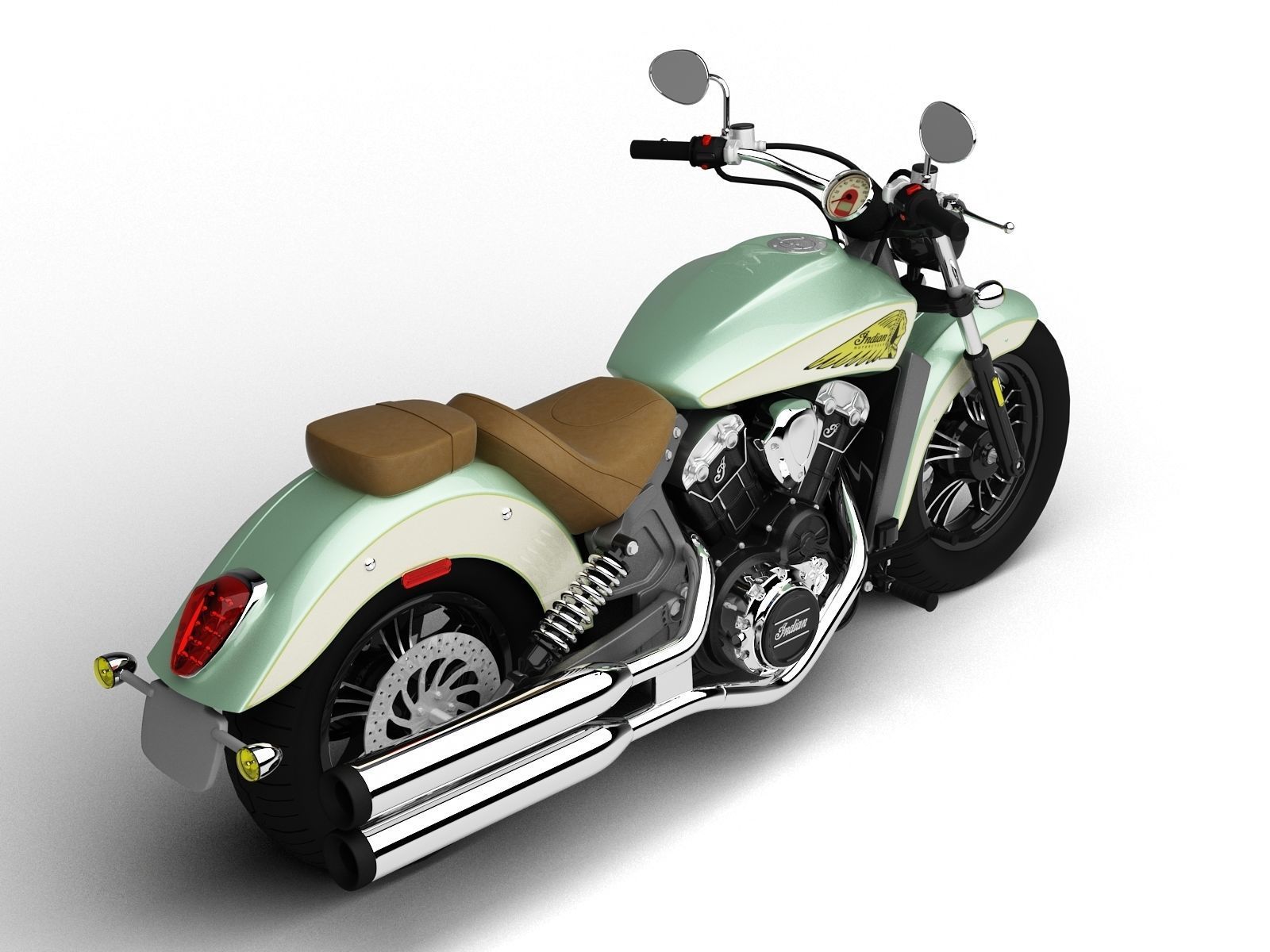 Indian Scout ABS 2018 3D model_5