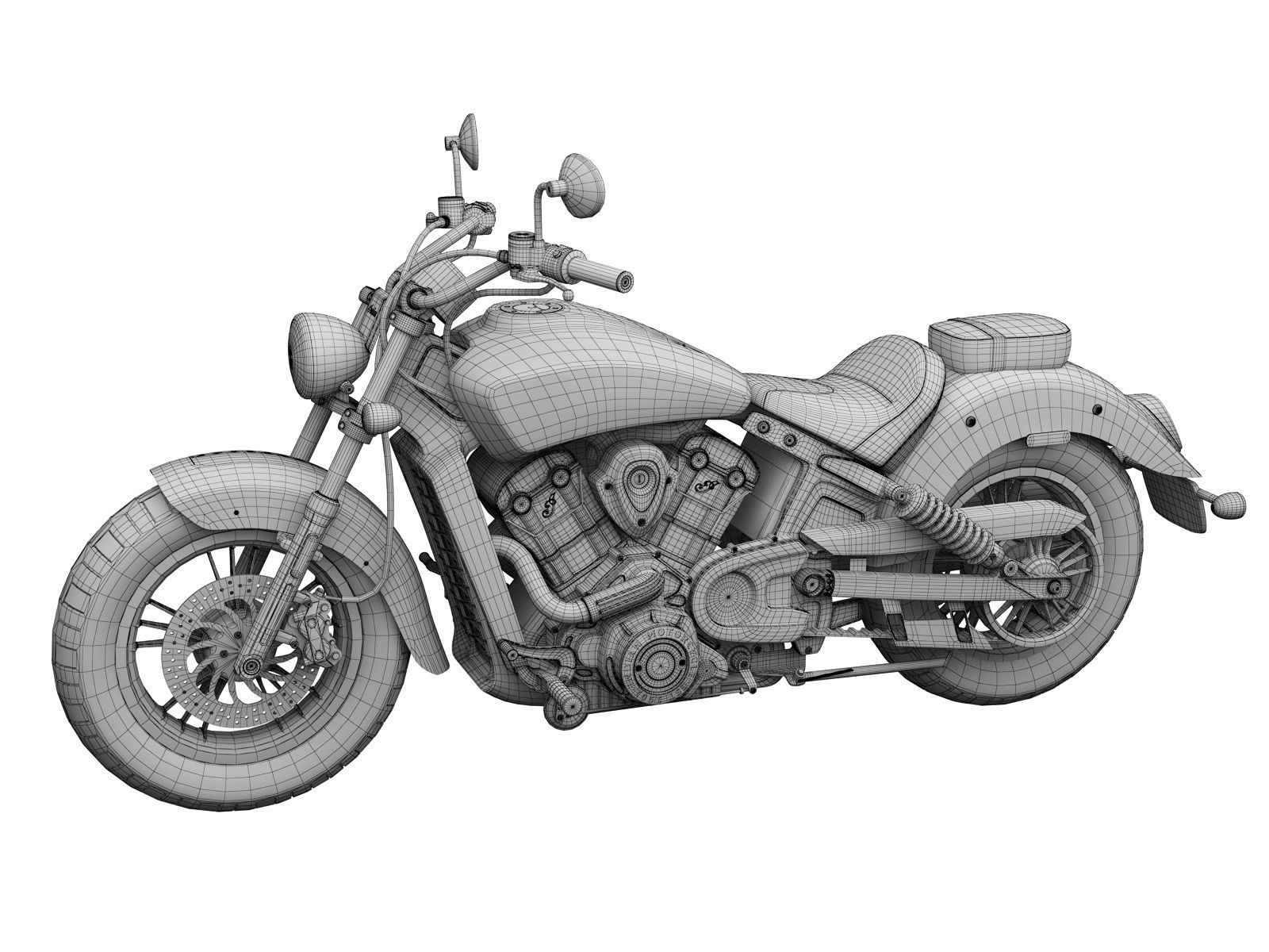 Indian Scout ABS 2018 3D model_19