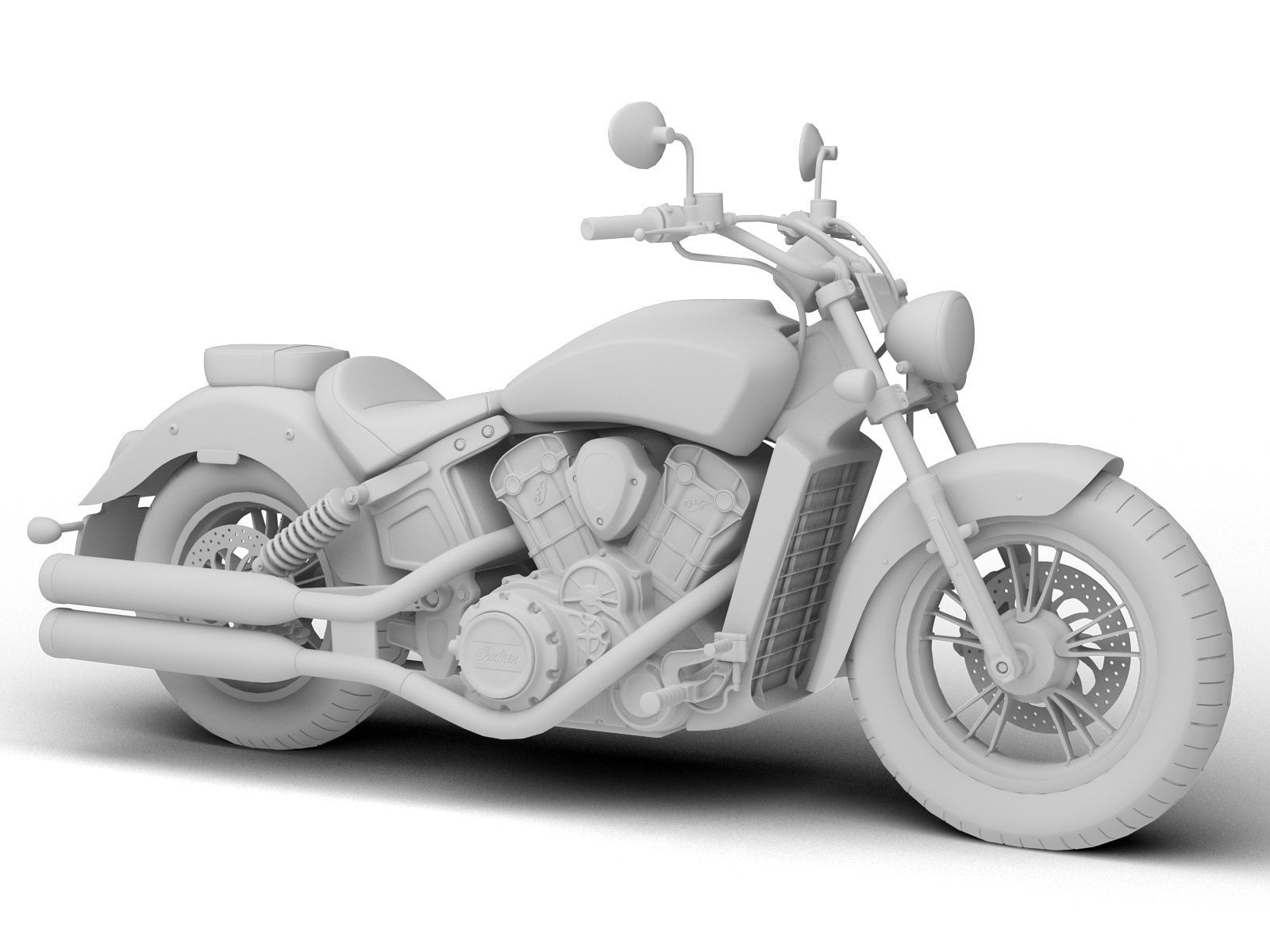 Indian Scout ABS 2018 3D model_6