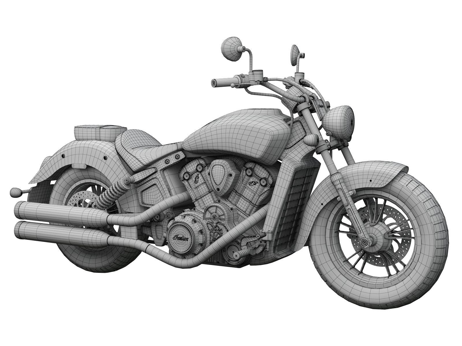Indian Scout ABS 2018 3D model_14