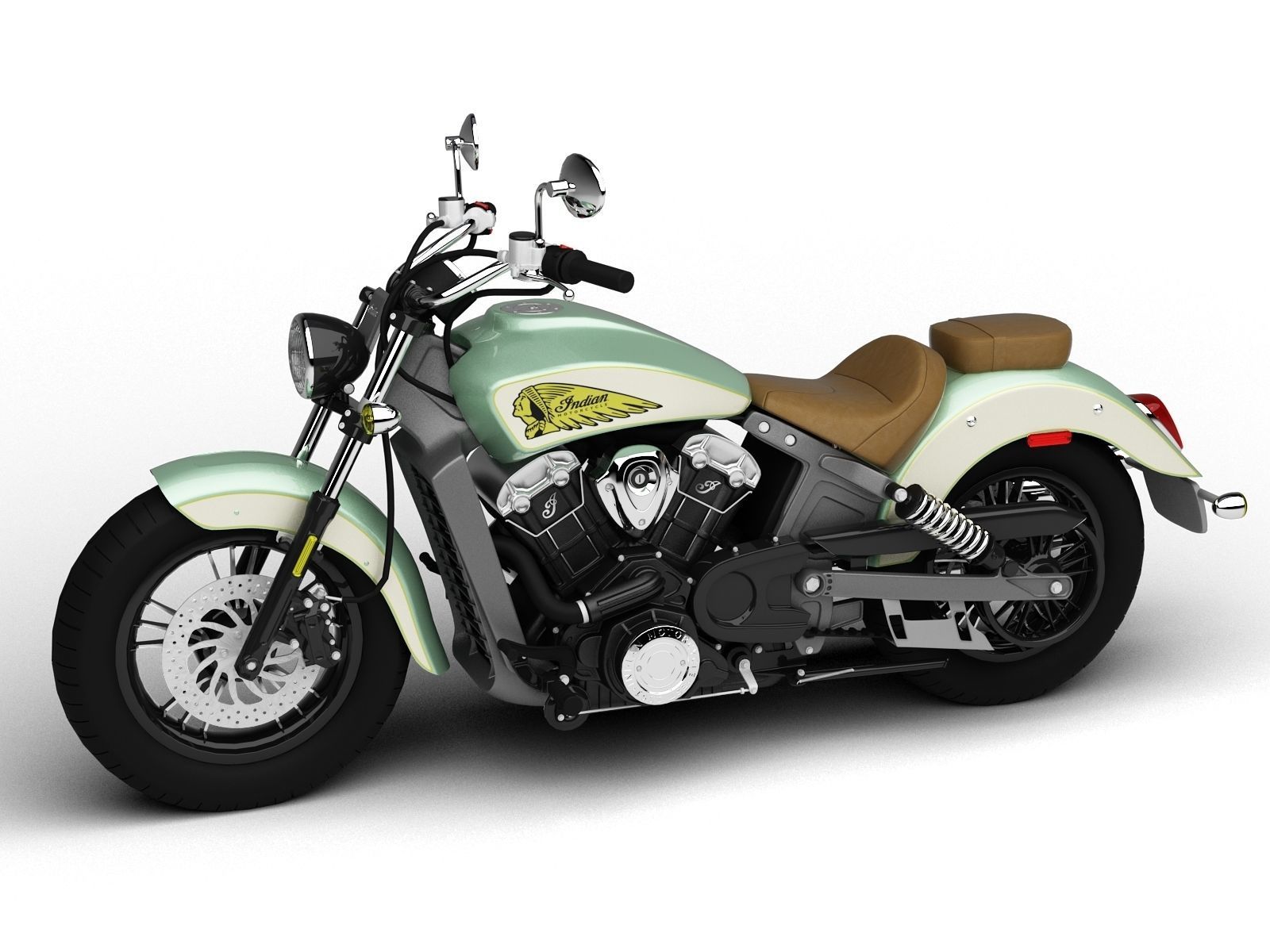 Indian Scout ABS 2018 3D model_4
