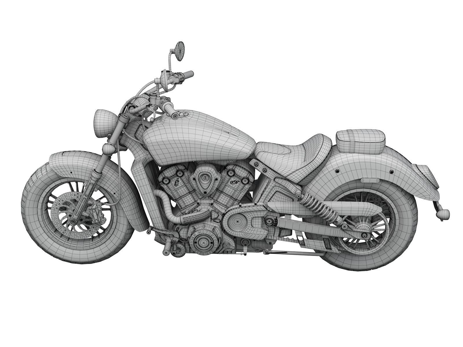 Indian Scout ABS 2018 3D model | CGTrader