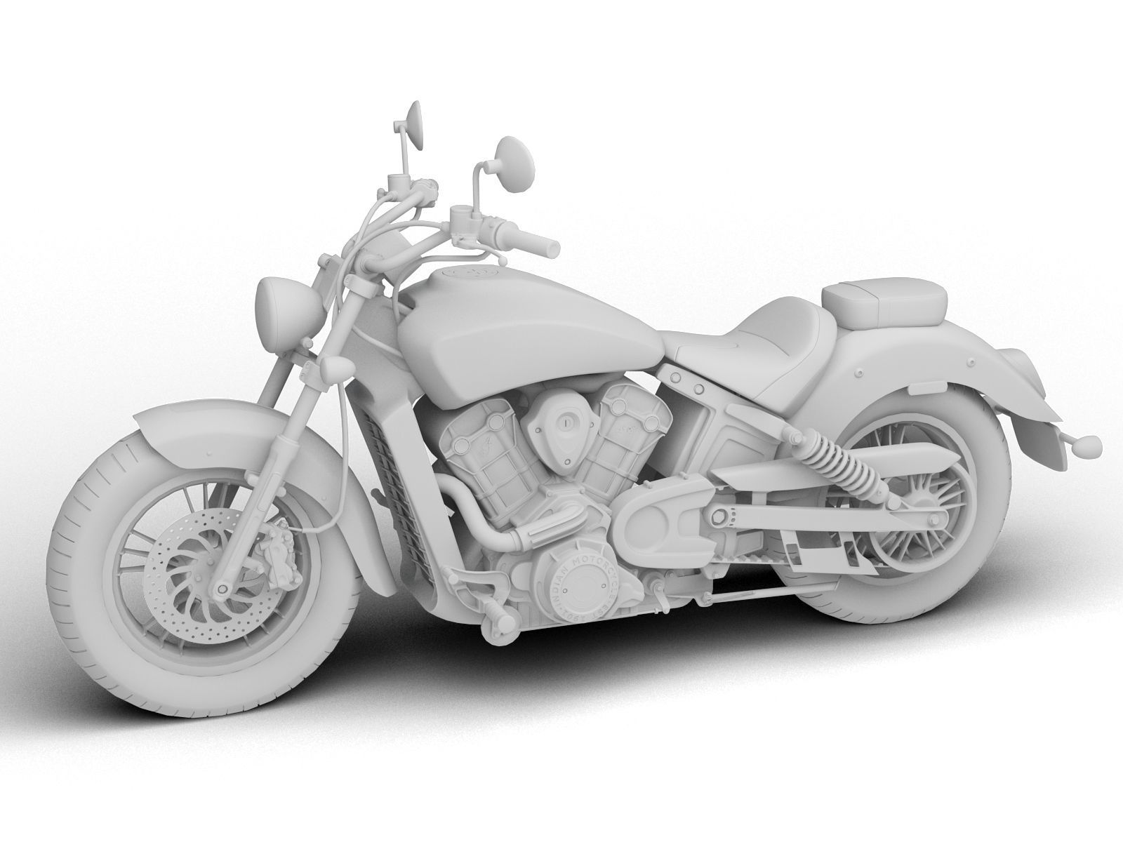 Indian Scout ABS 2018 3D model | CGTrader
