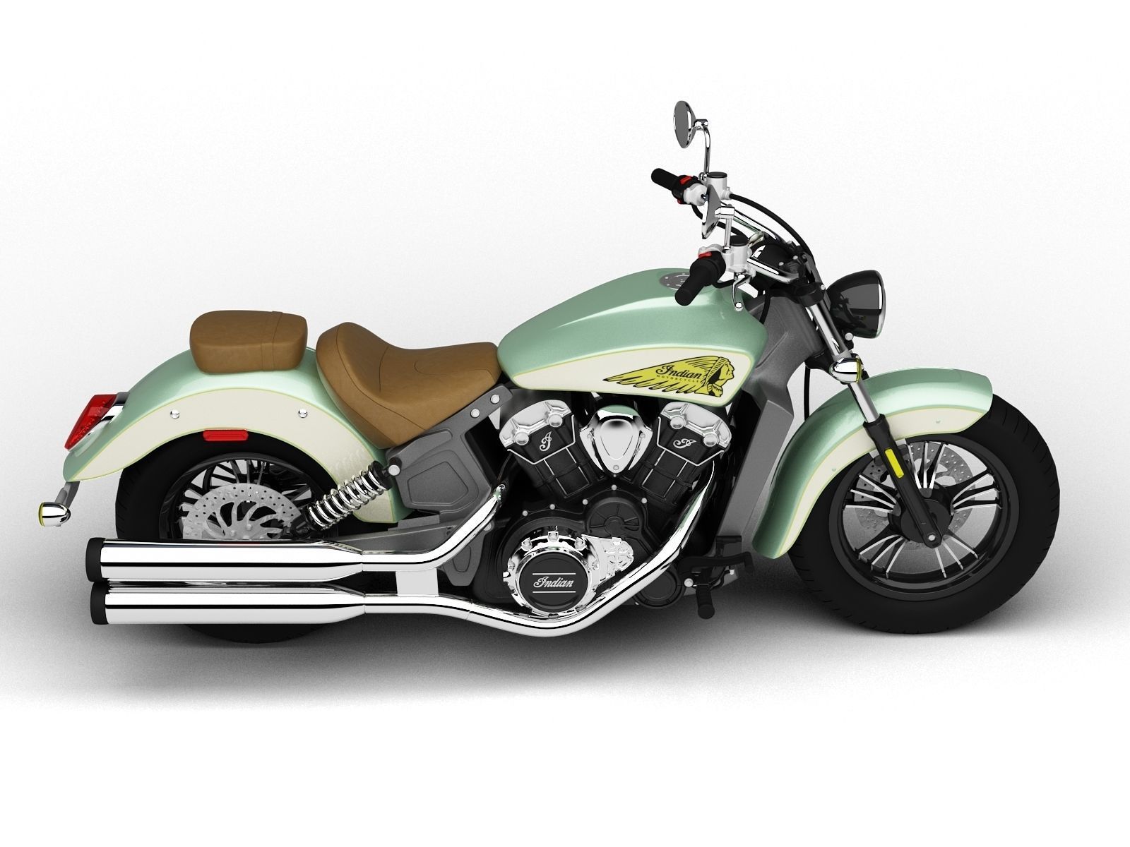 Indian Scout ABS 2018 3D model_2