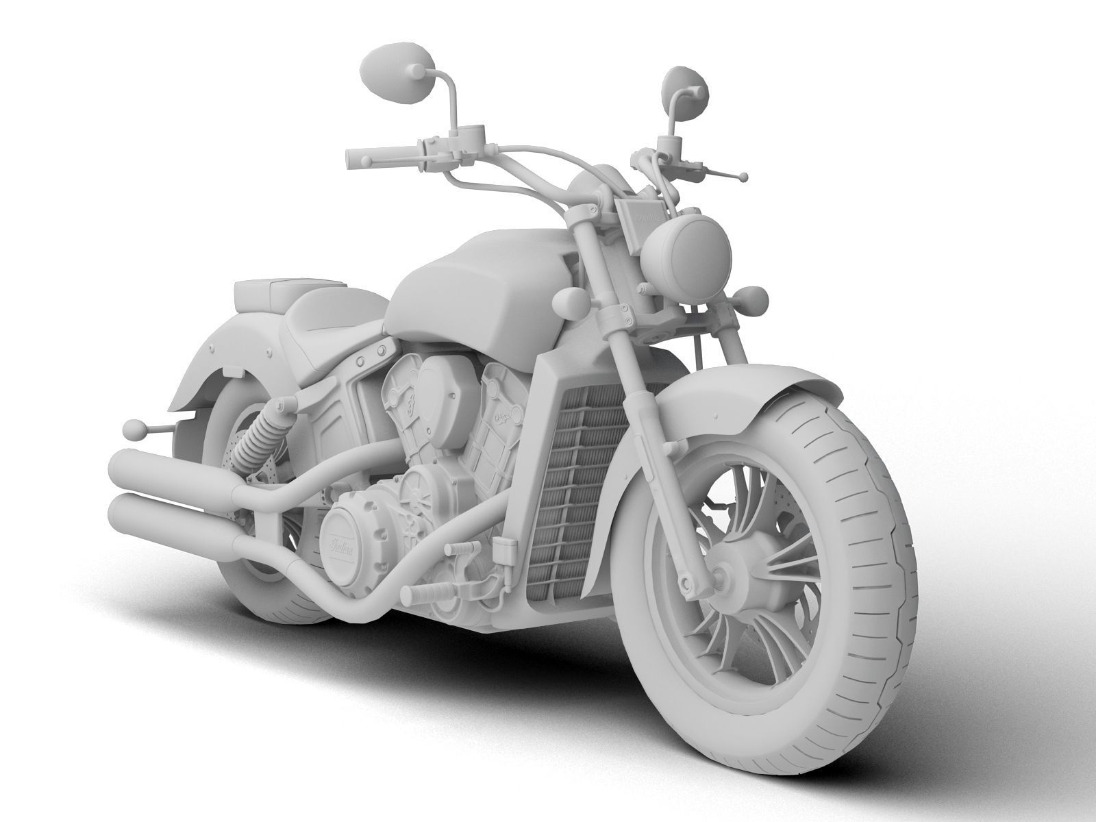 Indian Scout ABS 2018 3D model_7