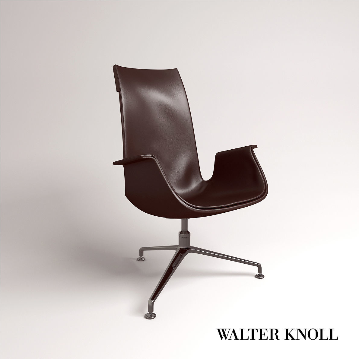 Chair FK Lounge from Walter Knoll 3D model CGTrader