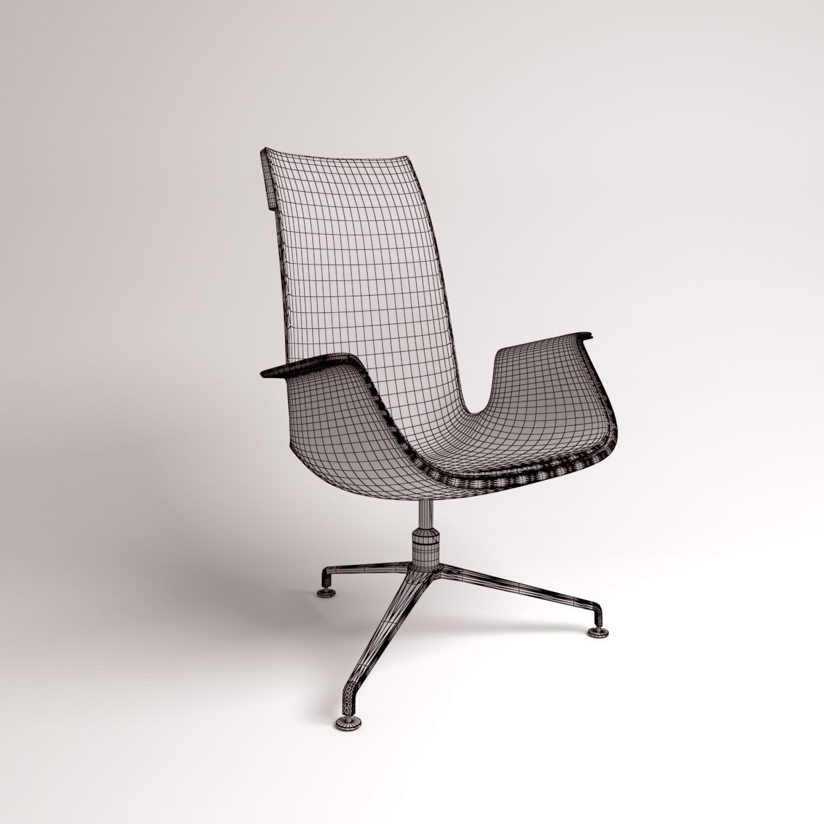 Chair FK Lounge from Walter Knoll 3D model_3