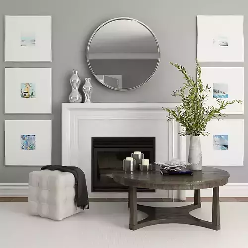 Fireplace and Decor 2 gray