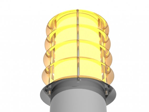 Pack Floor lamp round and square 3D model_5