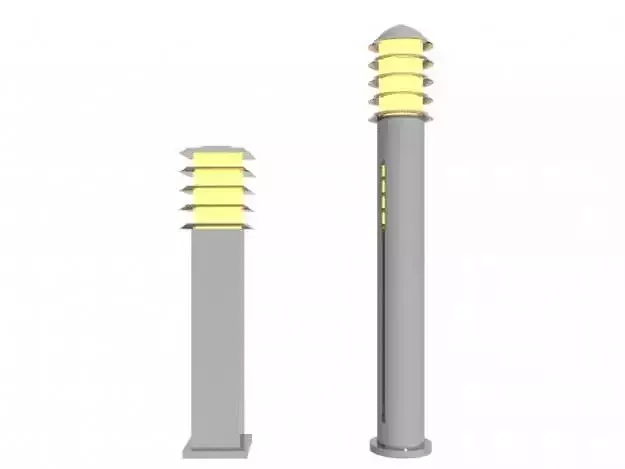 Pack Floor lamp round and square