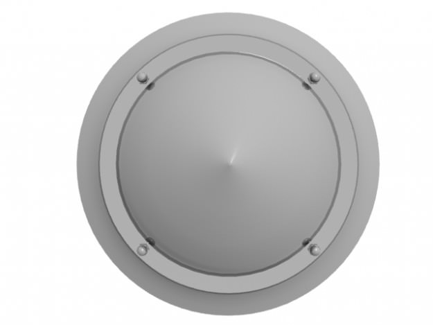 Pack Floor lamp round and square 3D model_6