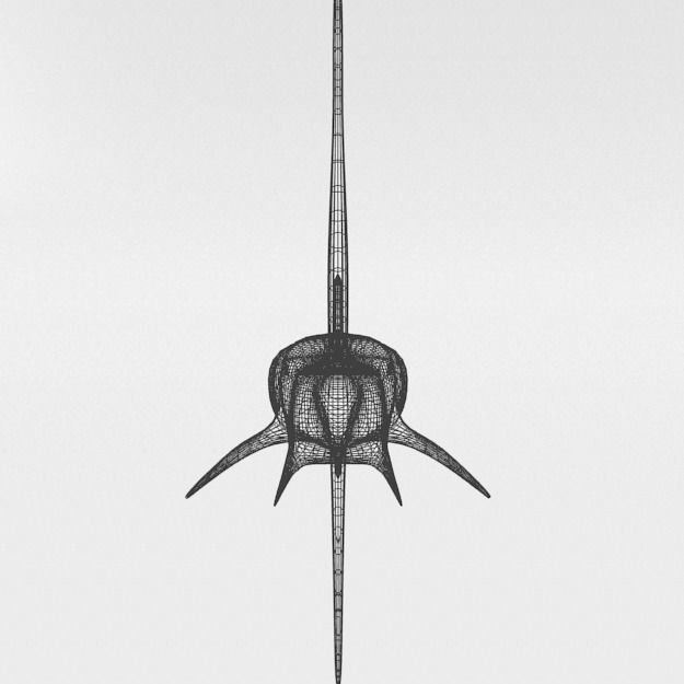 Whale Shark Low-poly 3D model_5