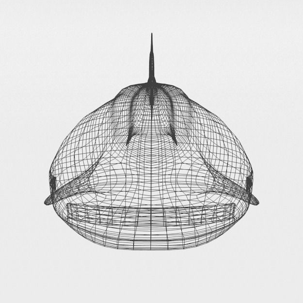 Whale Shark Low-poly 3D model_7