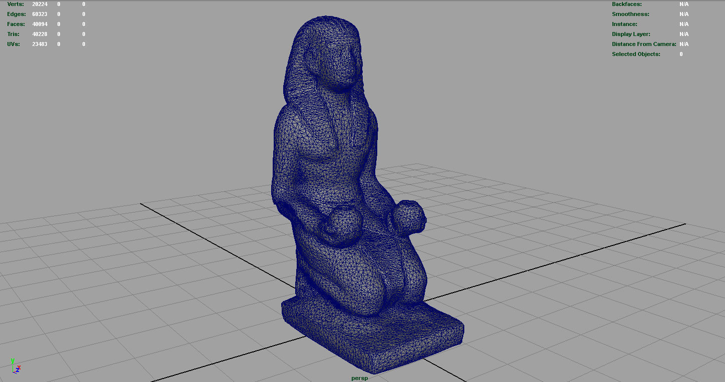 Amenhotep II 3D model_4