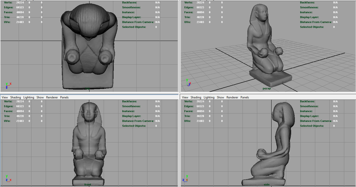 Amenhotep II 3D model_5