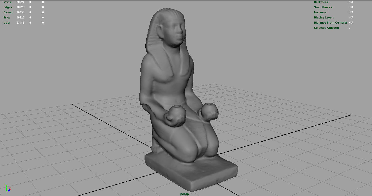 Amenhotep II 3D model_3