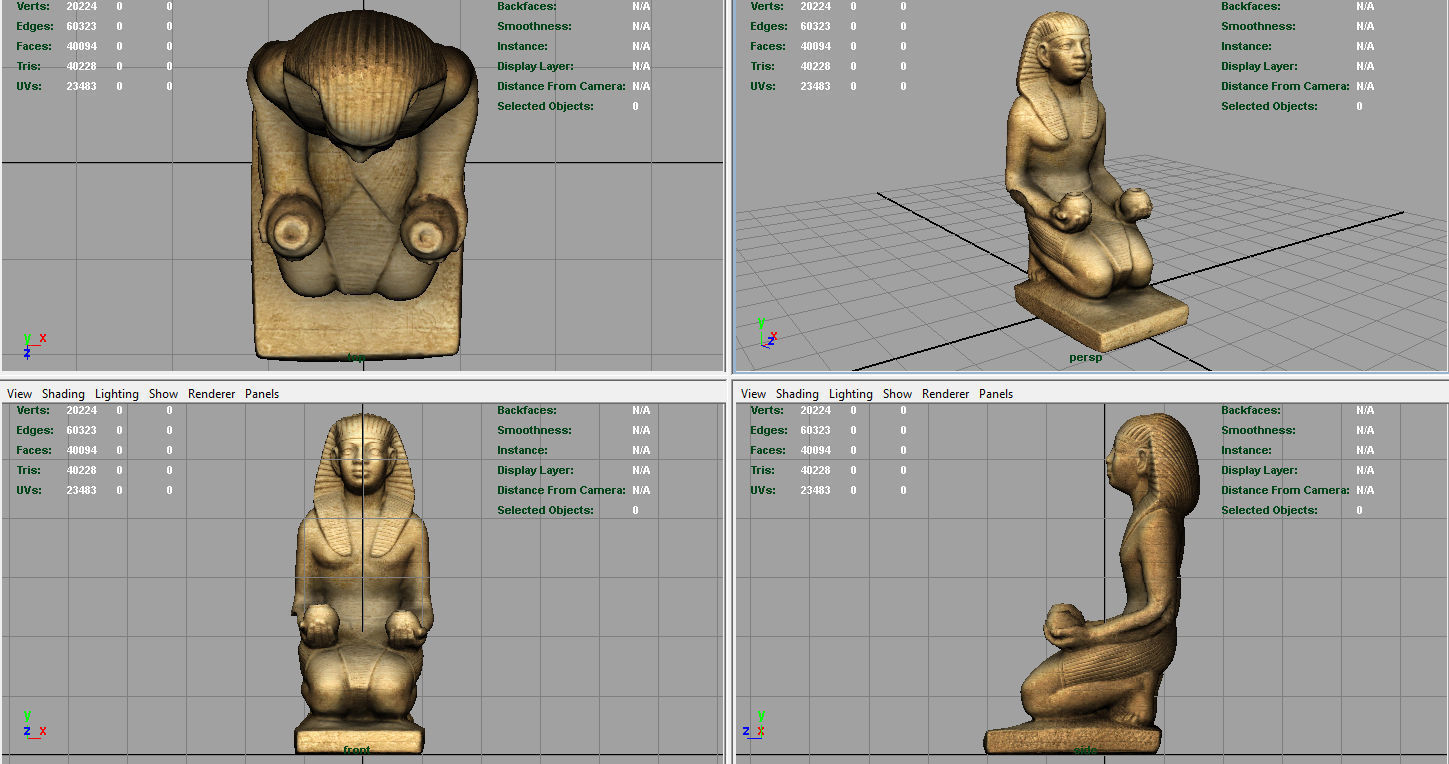 Amenhotep II 3D model_7