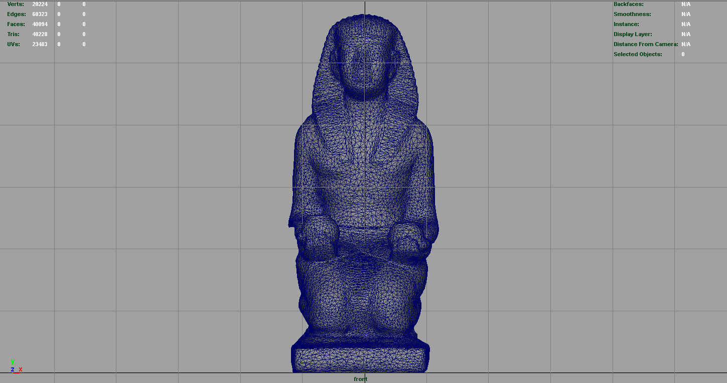 Amenhotep II 3D model_8