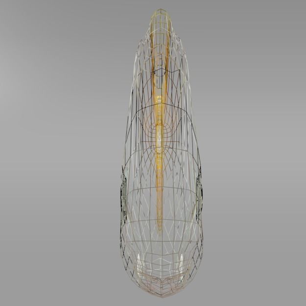 Butterfly fish Low-poly 3D model_7