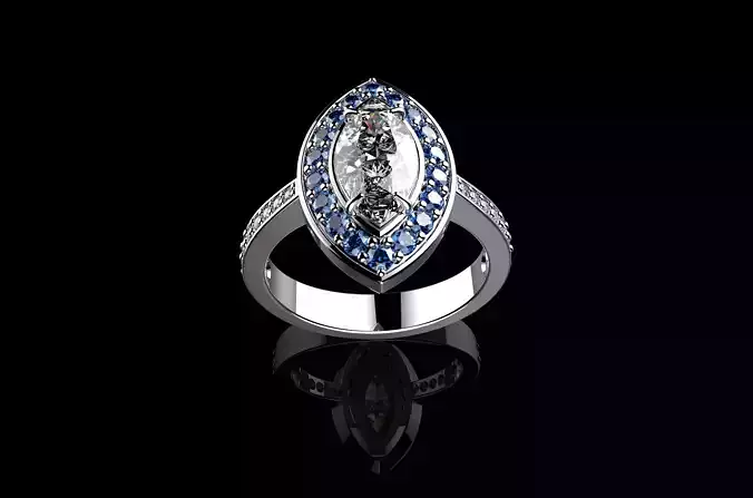 Marquise Cut Engagement Rings 2