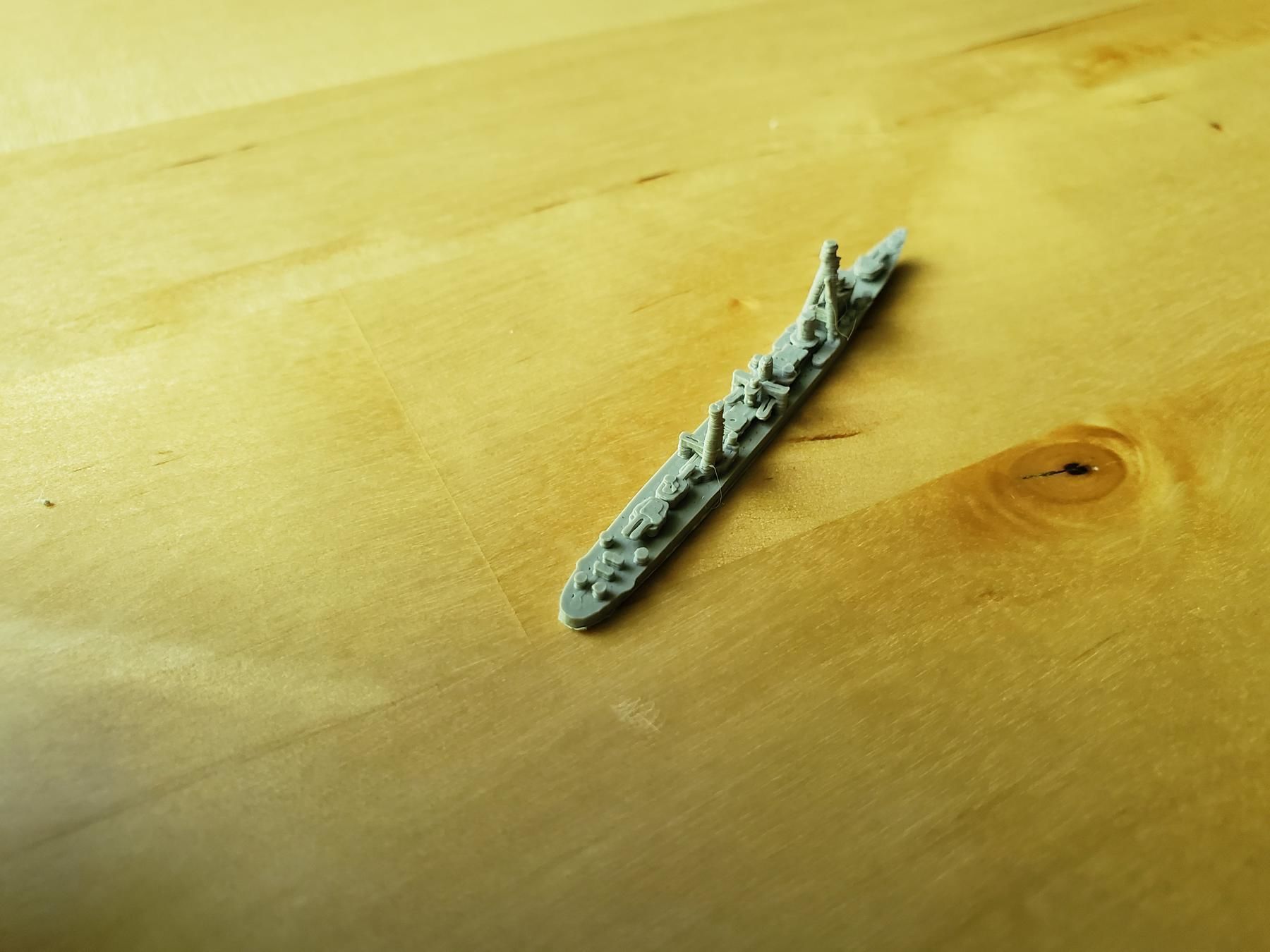 Japanese Shiratsuyu Class Destroyer Warship 3D print model_7