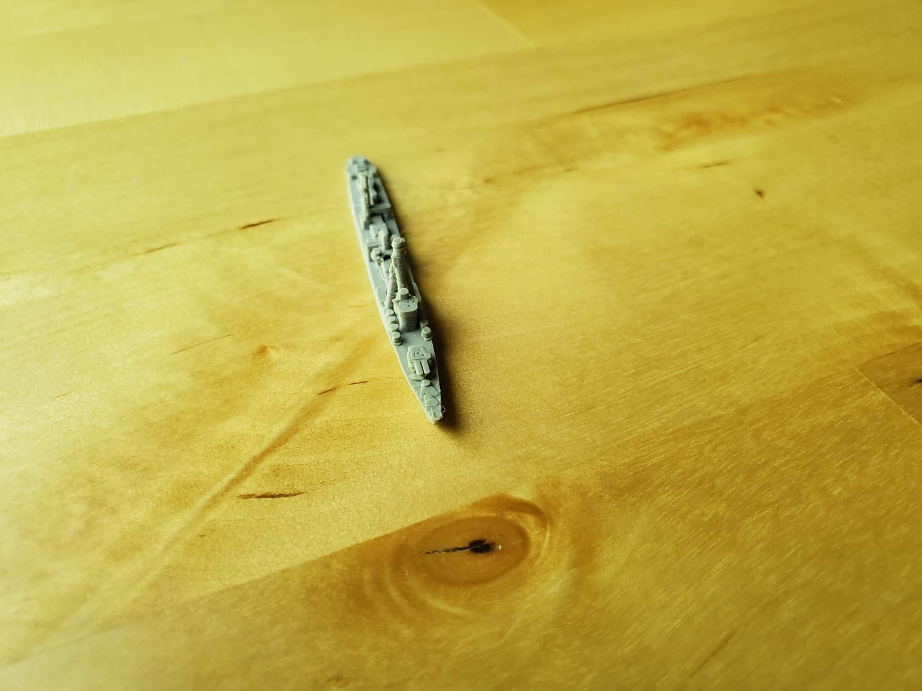 Japanese Shiratsuyu Class Destroyer Warship 3D print model_6