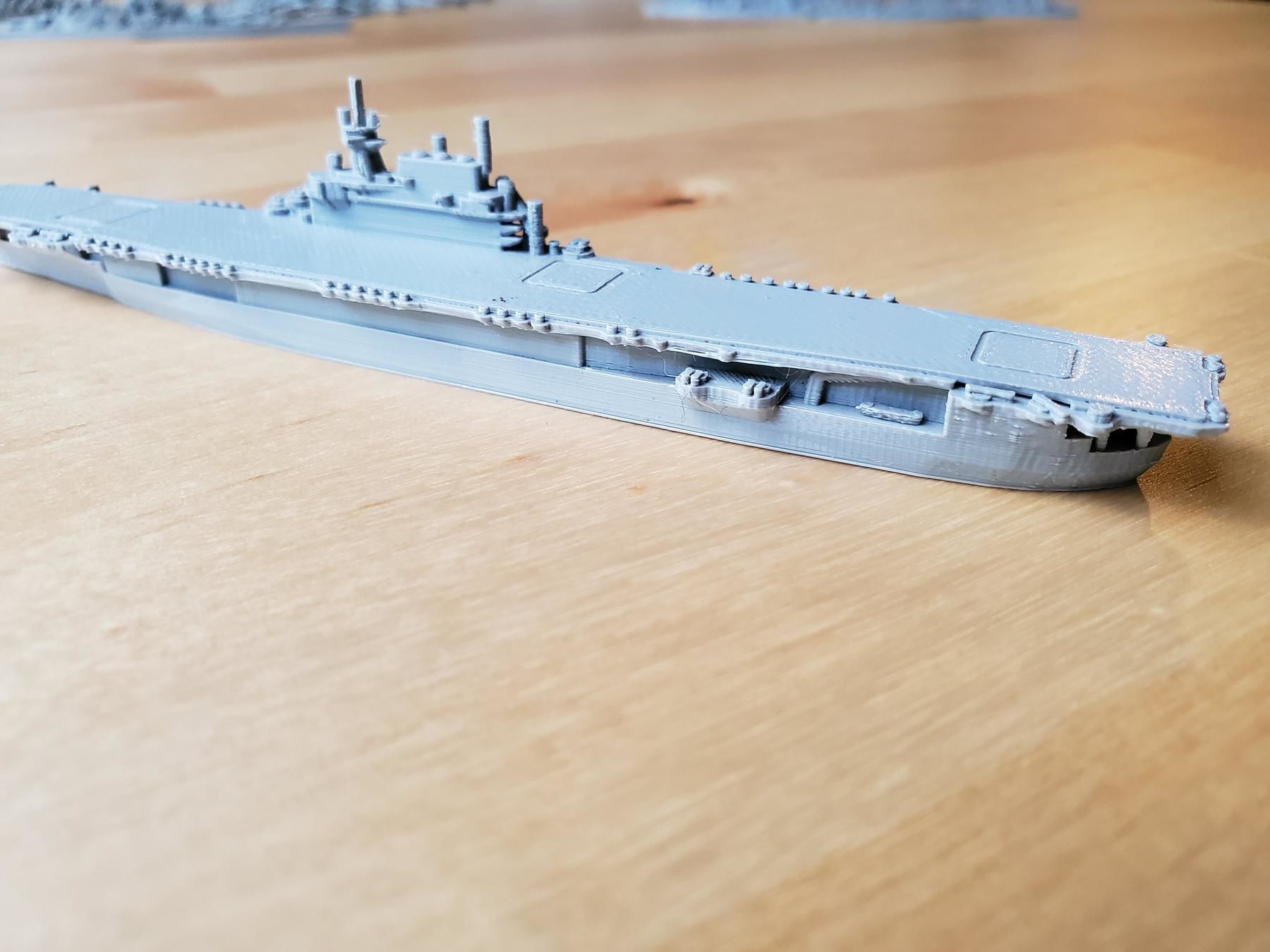 US Yorktown Class Aircraft Carrier 3D print model_14