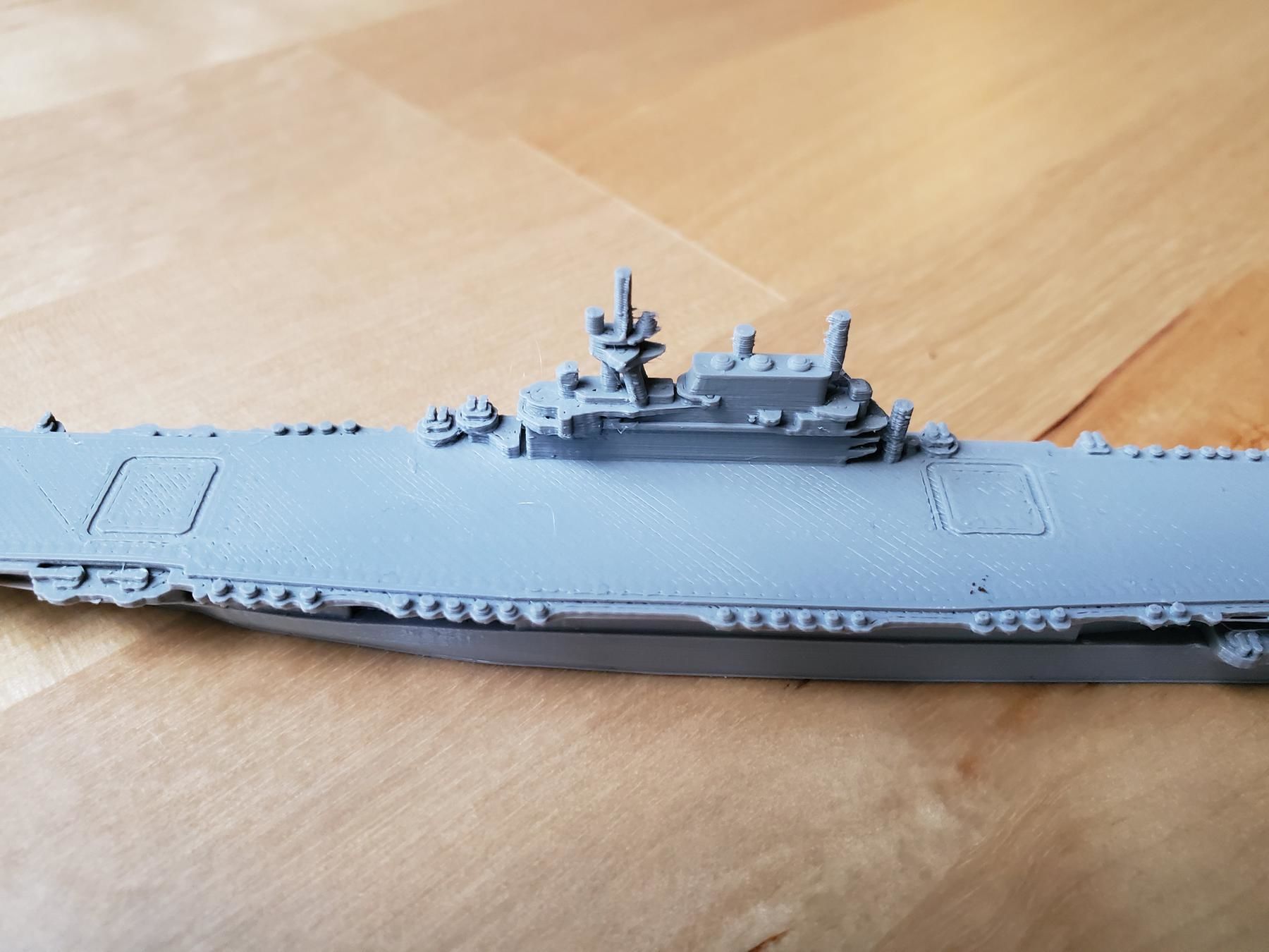 US Yorktown Class Aircraft Carrier 3D print model_15