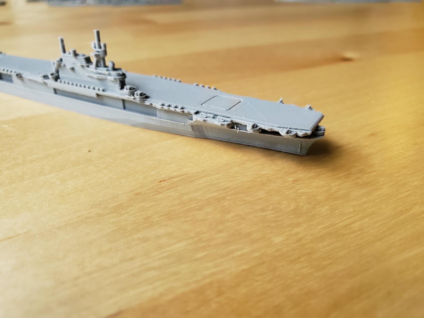 US Yorktown Class Aircraft Carrier 3D print model_11