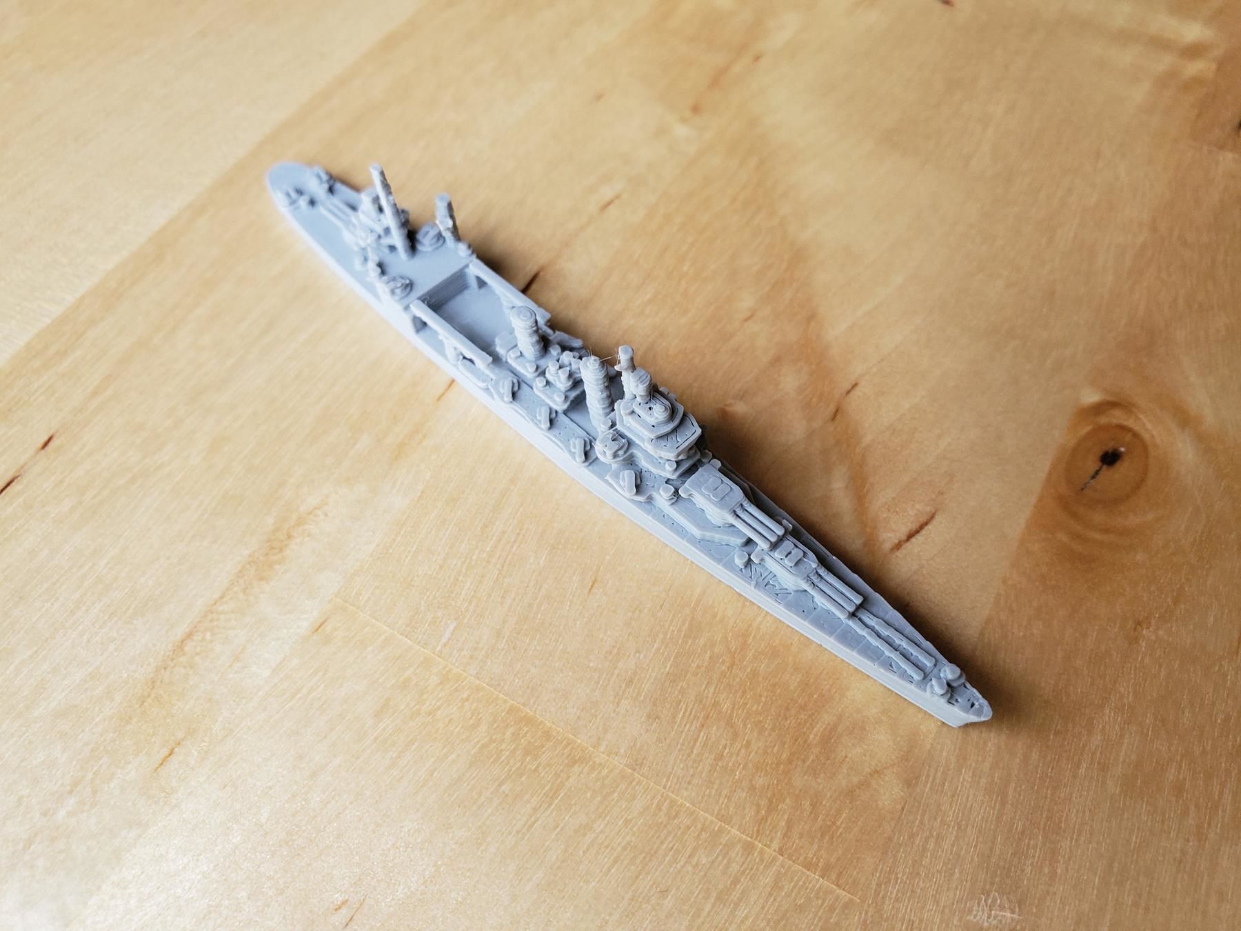 US New Orleans Class Cruiser Warship 3D print model_4