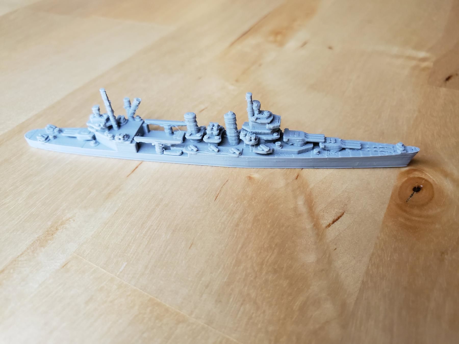 US New Orleans Class Cruiser Warship 3D print model_5