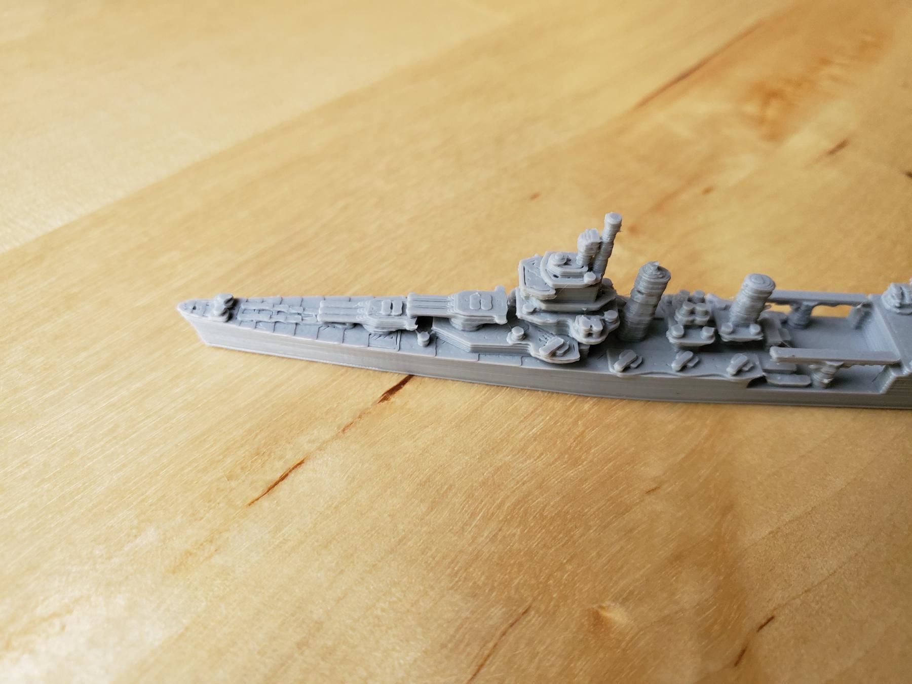US New Orleans Class Cruiser Warship 3D print model_12